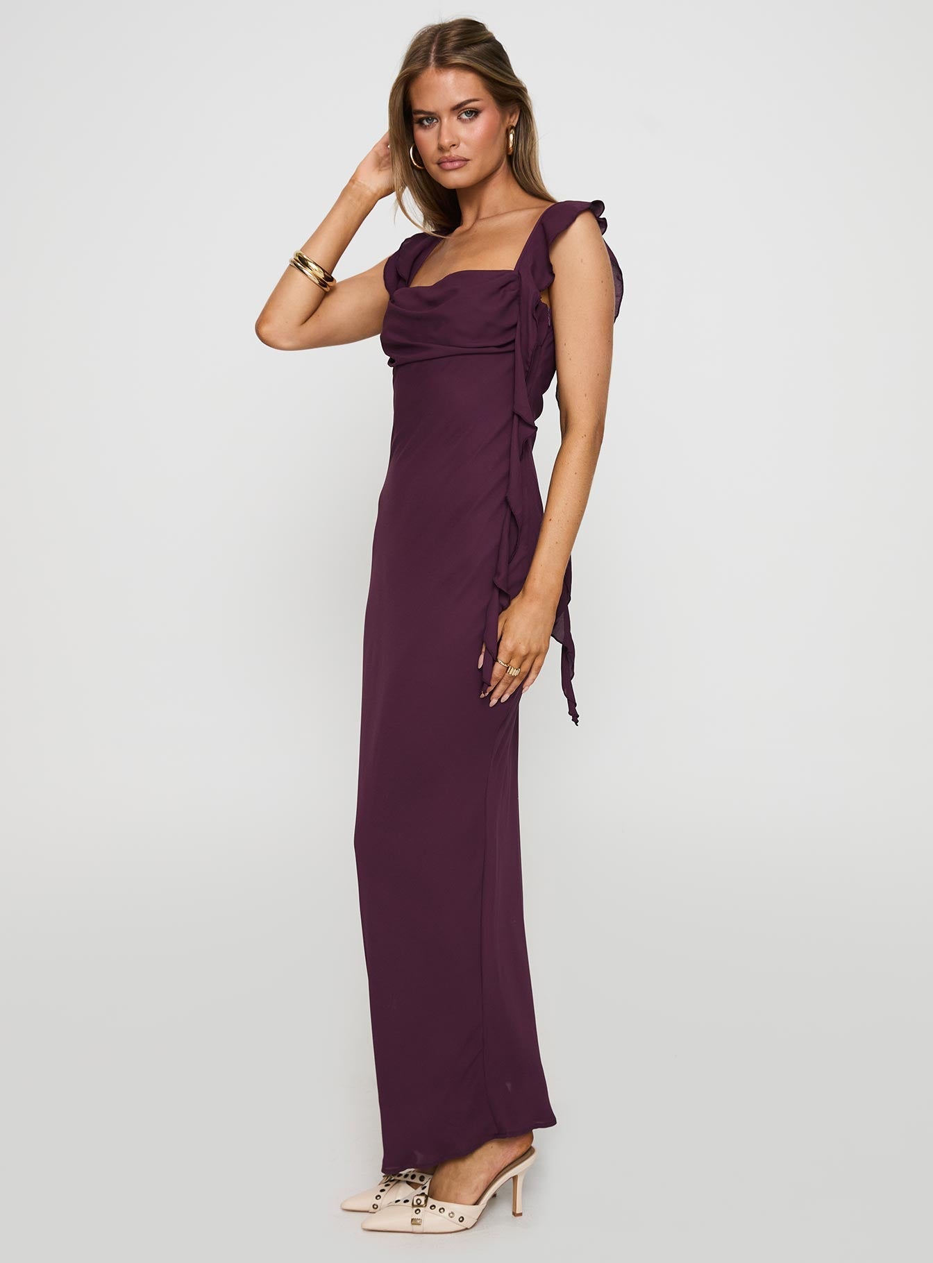 Lanai Maxi Dress Plum