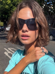 Everett Oversized Sunglasses Black